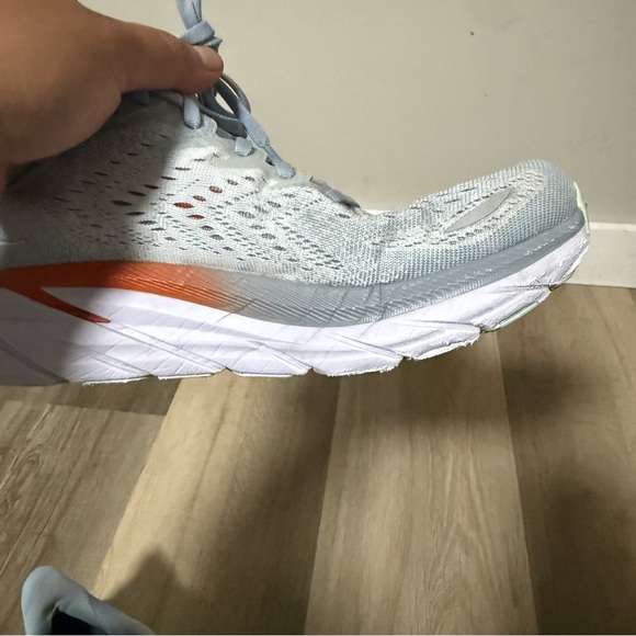 Hoka One Clifton 8 Blue Fog/ Plein Air Size 8.5B - Picture 8 of 14